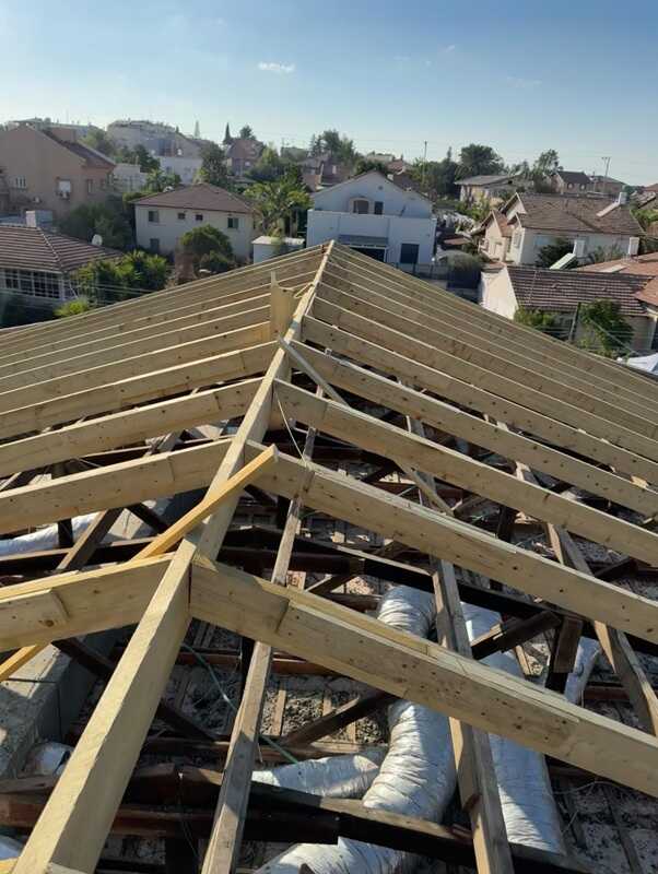 קונסטרוקציה גג רעפים